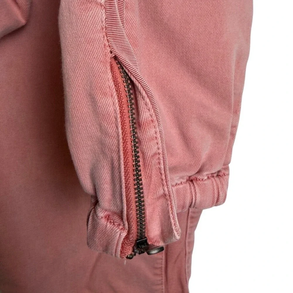 Paige Pink Maisie Jogger Pants Pastel Stretch Waist Casual Loungewear Comfort - Picture 4 of 11